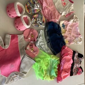 Build-A-Bear Pink and Green Mix & Match Outfit Set